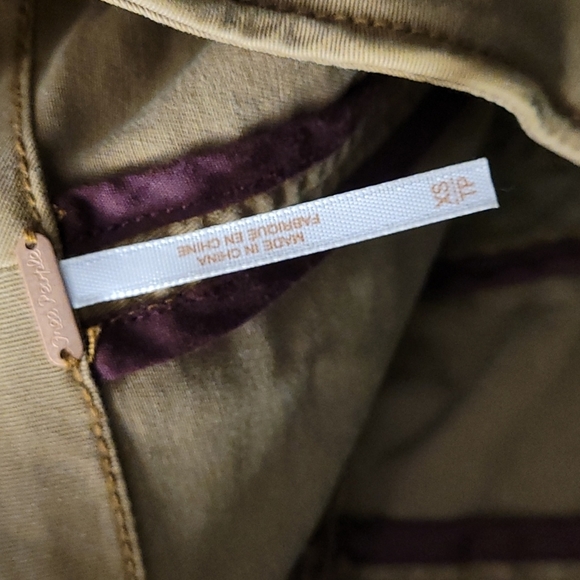 Free People Tan Military Style Jacket - Picture 9 of 9